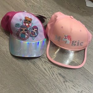 2 girls hats NWT
